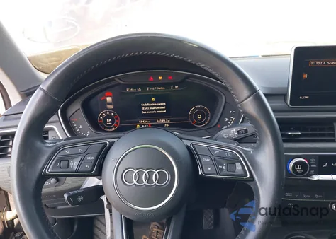 2018 Audi A4 2.0T Tech Ultra Premium z USA, uszkodzony, nr VIN WAUKMAF46JA197519
